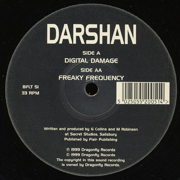 Darshan : Digital Damage / Freaky Frequency (12")