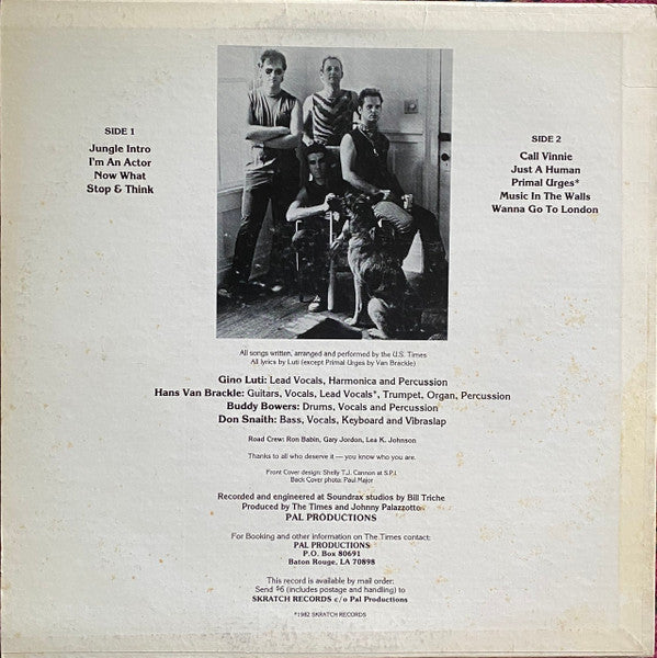 The Times (2) : Wanna Go To London (LP, Album)