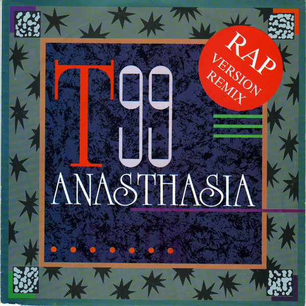 T99 : Anasthasia (Rap Version Remix) (7", Single)