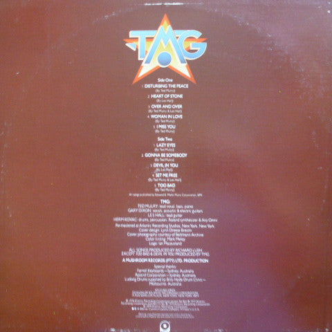 Ted Mulry Gang : Disturbing The Peace (LP, Album)