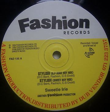 Sweetie Irie : Stylish / Mandela (12")