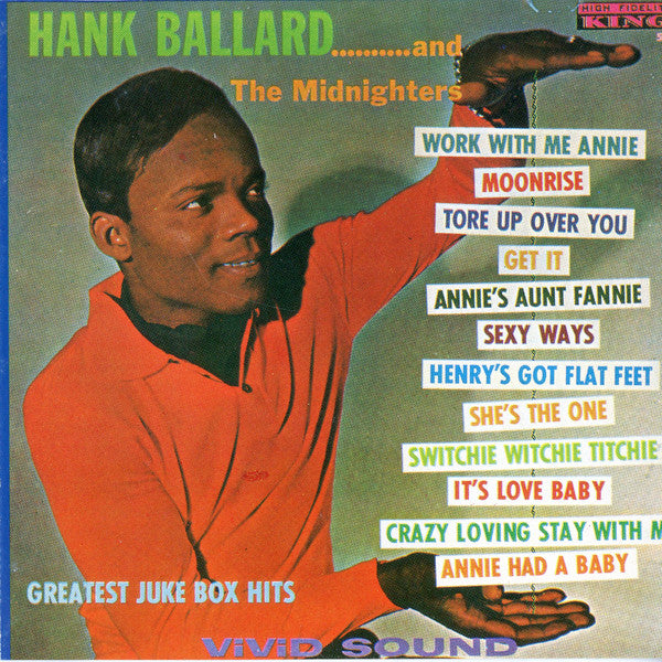 Hank Ballard & The Midnighters : Their Greatest Hits (CD, Comp, RE, RM)