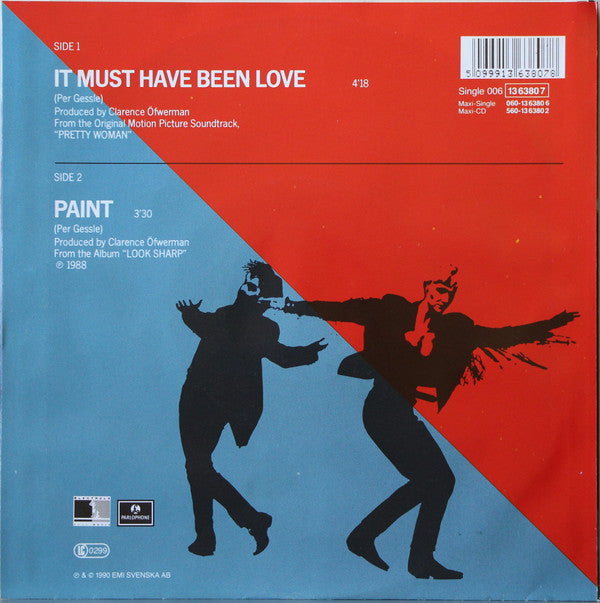 Roxette : It Must Have Been Love (7", Single)