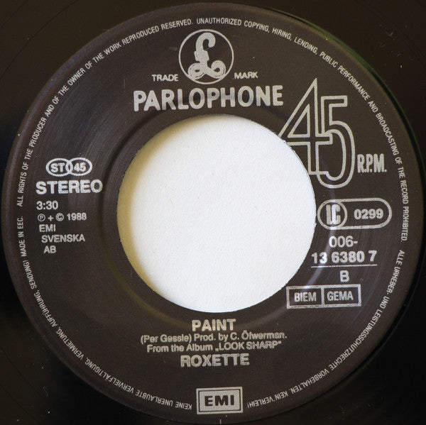 Roxette : It Must Have Been Love (7", Single)