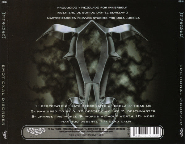 Innerself (5) : Emotional Disorder (CD, Album)