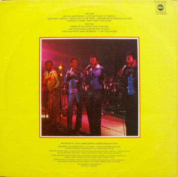 Four Tops : Live & In Concert (LP, Album)