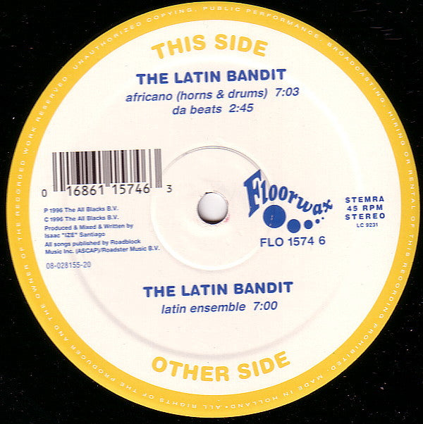 The Latin Bandit : Africano (12")
