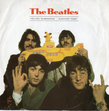 The Beatles : Yellow Submarine / Eleanor Rigby (7", Single, Mono, RE, Sol)