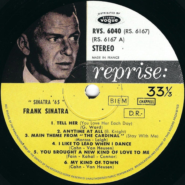 Frank Sinatra : Sinatra '65 (LP, Comp)