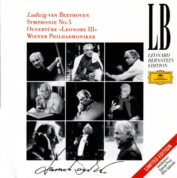 Ludwig van Beethoven · Wiener Philharmoniker / Leonard Bernstein : Symphonie Nr. 5 / Ouvertüre »Leonore III« (CD, Ltd, RE)