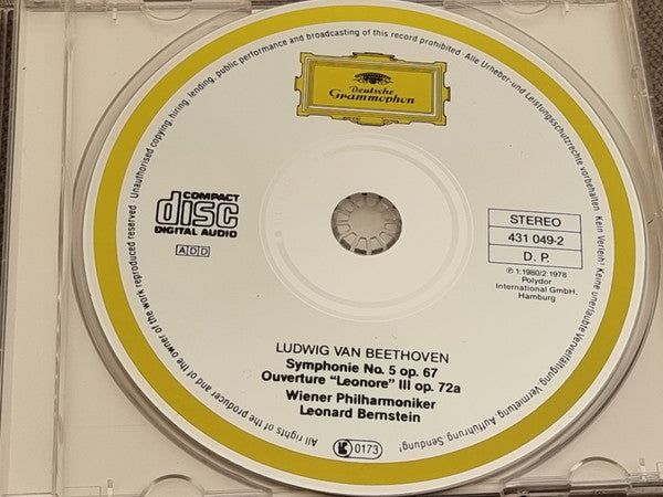 Ludwig van Beethoven · Wiener Philharmoniker / Leonard Bernstein : Symphonie Nr. 5 / Ouvertüre »Leonore III« (CD, Ltd, RE)