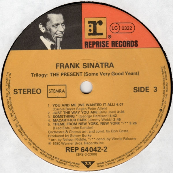 Frank Sinatra : Trilogy: Past, Present & Future (3xLP, Album + Box)