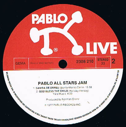 The Pablo All-Stars Jam : Montreux '77 (LP, Album)