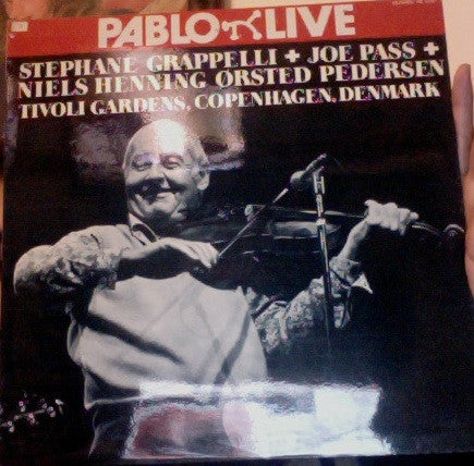 Stéphane Grappelli + Joe Pass + Niels-Henning Ørsted Pedersen : Tivoli Gardens, Copenhagen, Denmark (LP, Album)