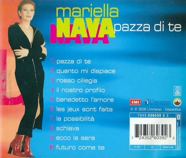 Mariella Nava : Pazza Di Te (CD, Album)