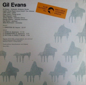 Gil Evans : Syntetic Evans (LP, RE)