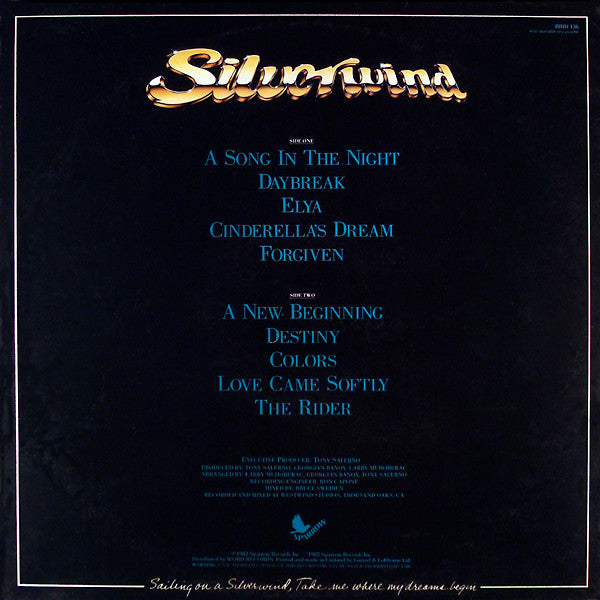Silverwind : A Song In The Night (LP, Album)