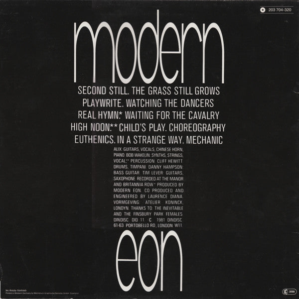 Modern Eon : Fiction Tales (LP, Album)
