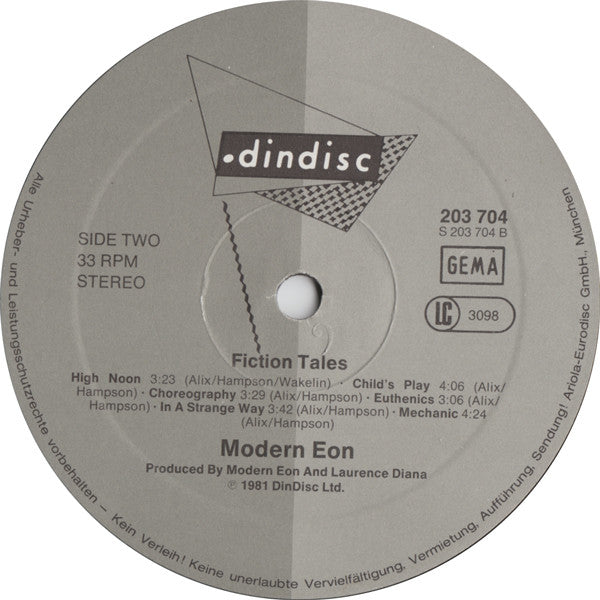 Modern Eon : Fiction Tales (LP, Album)