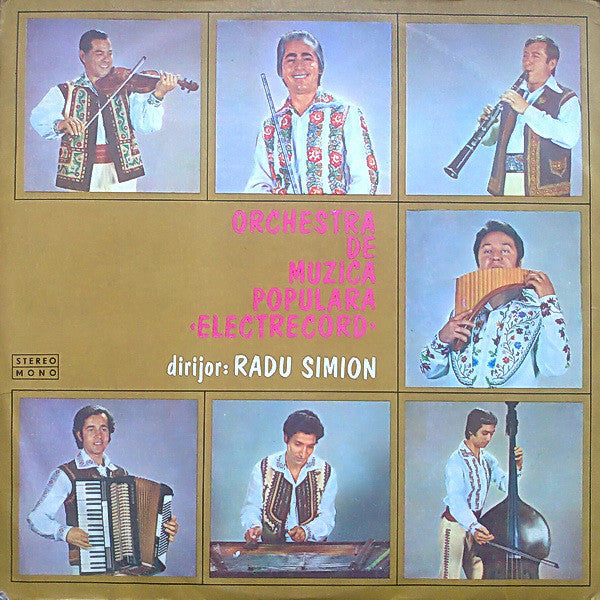 Orchestra De Muzică Populară Electrecord , Dirijor: Radu Simion : Orchestra De Muzica Populară "Electrecord" (LP, Album, Whi)