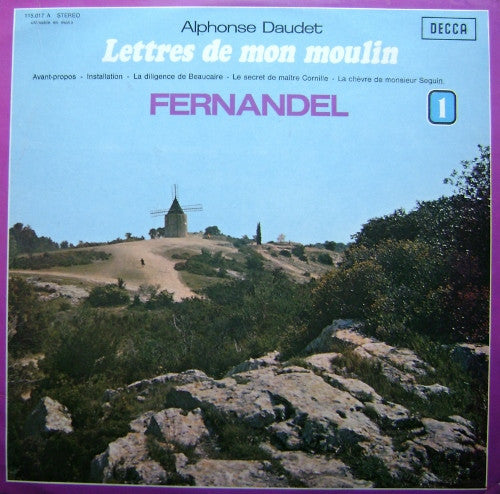 Alphonse Daudet / Fernandel : Lettres De Mon Moulin 1 (LP, RE)