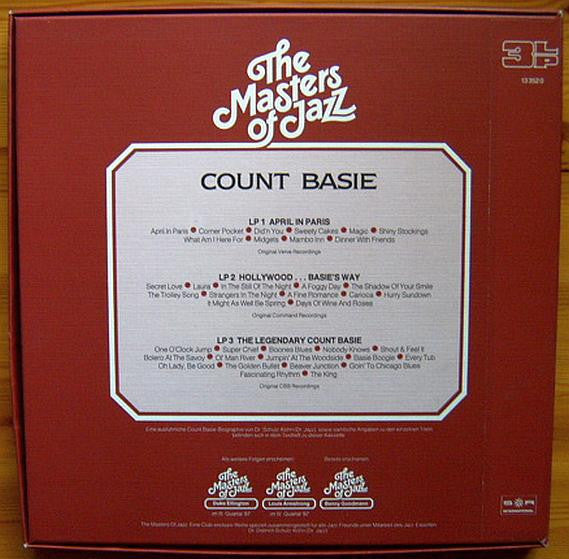 Count Basie : The Masters Of Jazz (3xLP, Comp + Box)