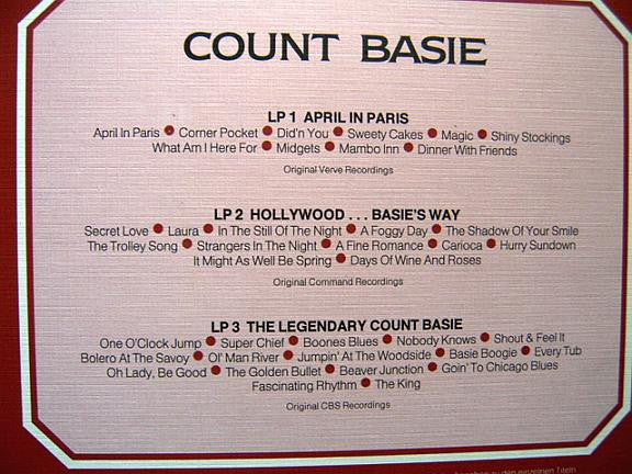 Count Basie : The Masters Of Jazz (3xLP, Comp + Box)