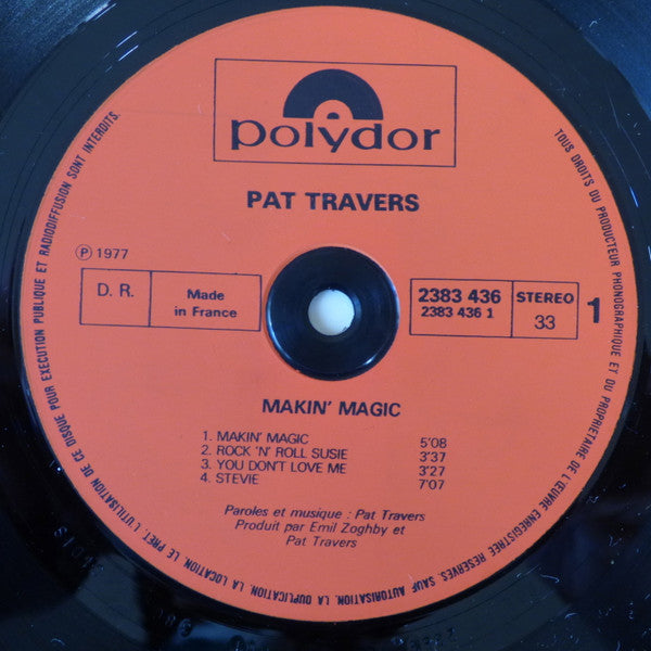 Pat Travers : Makin' Magic (LP, Album, RE)