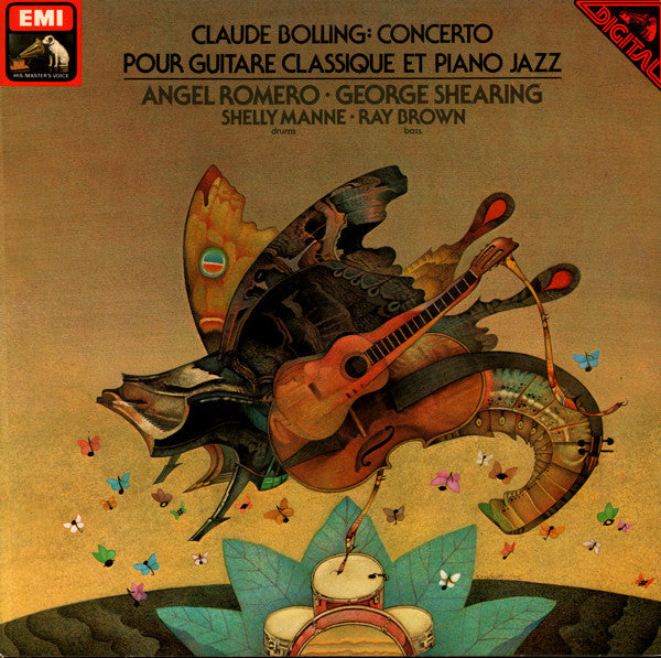 Angel Romero (2) & George Shearing : Claude Bolling: Concerto Pour Guitare Classique Et Piano Jazz (LP, Album)