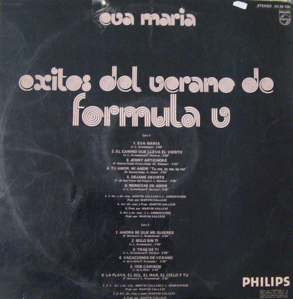 Formula V (2) : Eva Maria Exitos Del Verano (LP, Comp)