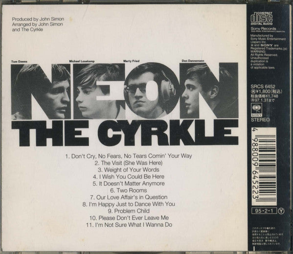 The Cyrkle : Neon (CD, Album, RE)