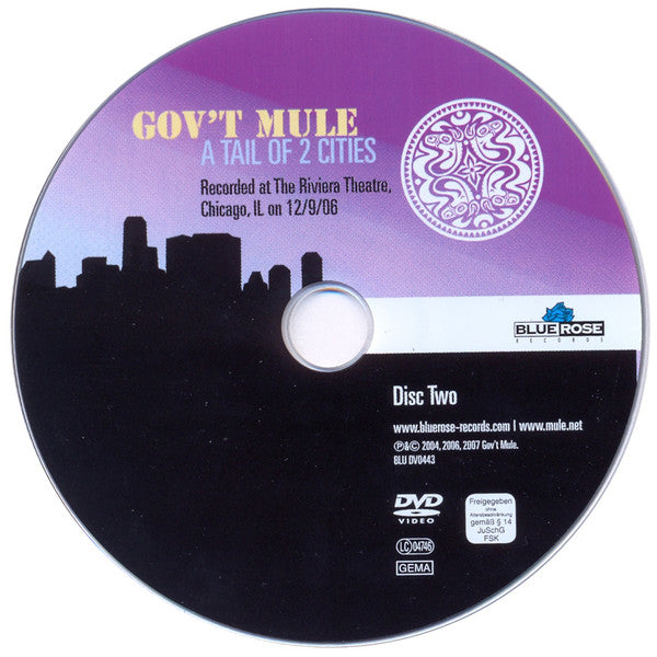 Gov't Mule : A Tail Of 2 Cities (2xDVD-V, Multichannel, PAL)