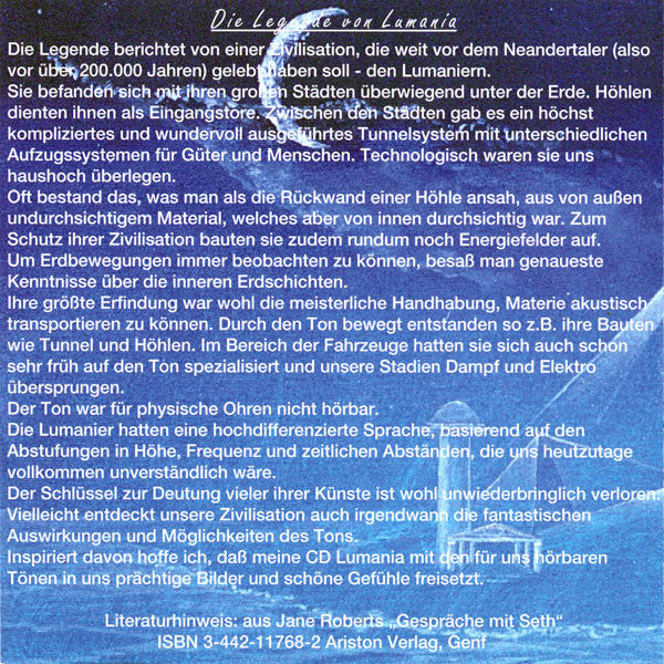 Claus Bockstandt : Lumania (CD, Album)