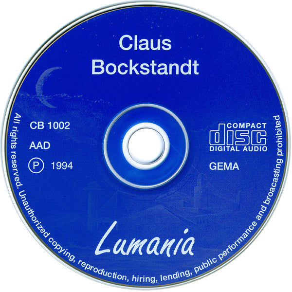 Claus Bockstandt : Lumania (CD, Album)