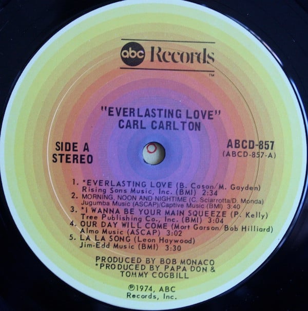 Carl Carlton : Everlasting Love (LP, Album, Pit)