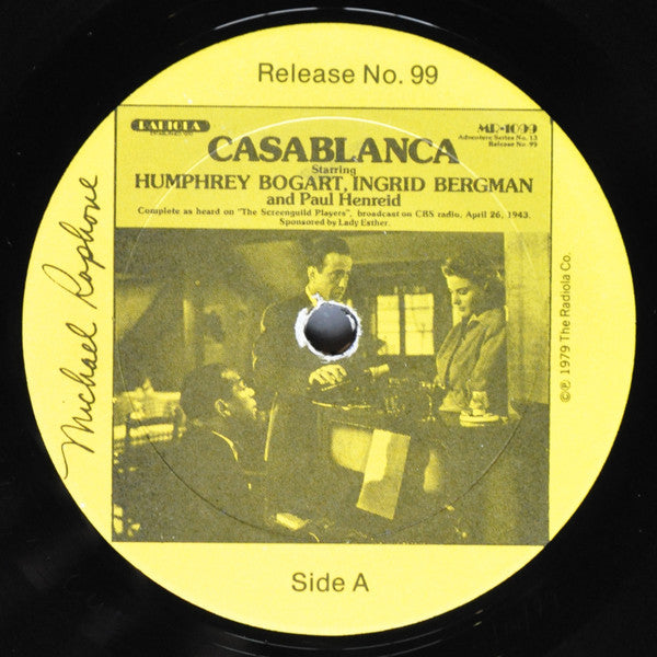 Humphrey Bogart, Ingrid Bergman : Casablanca / Casbah (LP)