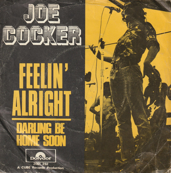 Joe Cocker : Feelin' Alright (7", Single)