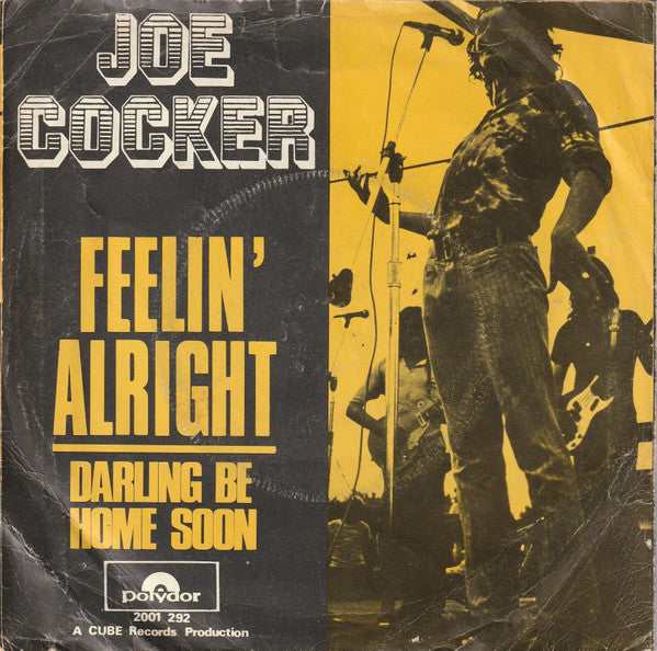 Joe Cocker : Feelin' Alright (7", Single)