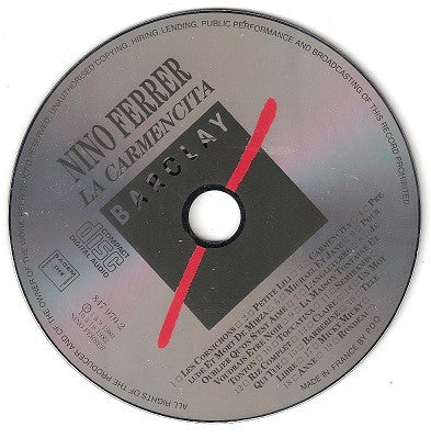 Nino Ferrer : Volume 4 - La Carmencita - Ex-Libris (CD, Comp)