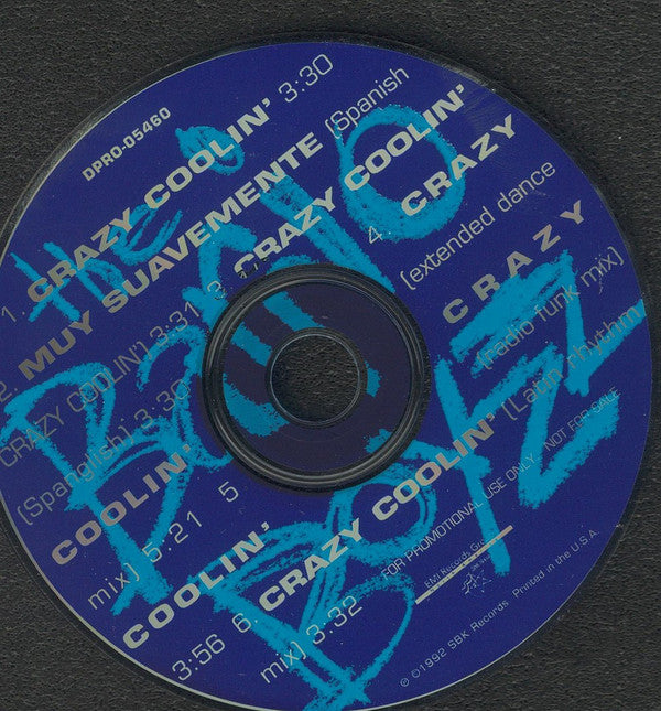Barrio Boyzz : Crazy Coolin' (CD, Single, Promo)