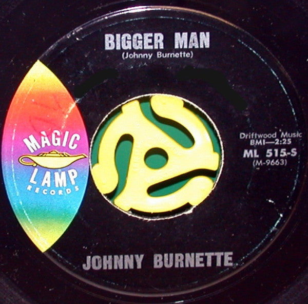 Johnny Burnette : Less Than A Heartbeat / Bigger Man (7", Single)