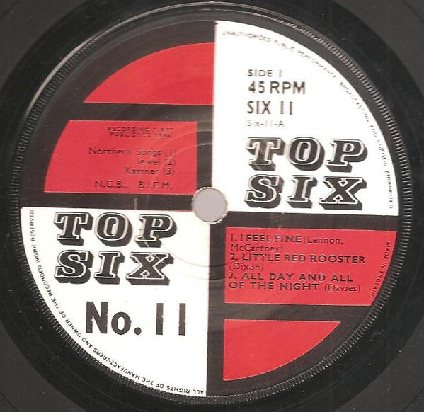 Unknown Artist : Top Six No. 11 (7")