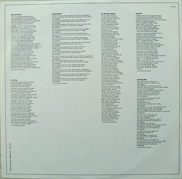 Jacques Brel : 2 - Les Vieux (LP, Comp)