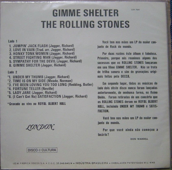 The Rolling Stones : Gimme Shelter (LP, Comp)