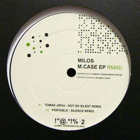 Milos : M.Case EP (Rmxd) (12", EP)