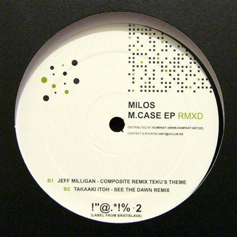 Milos : M.Case EP (Rmxd) (12", EP)