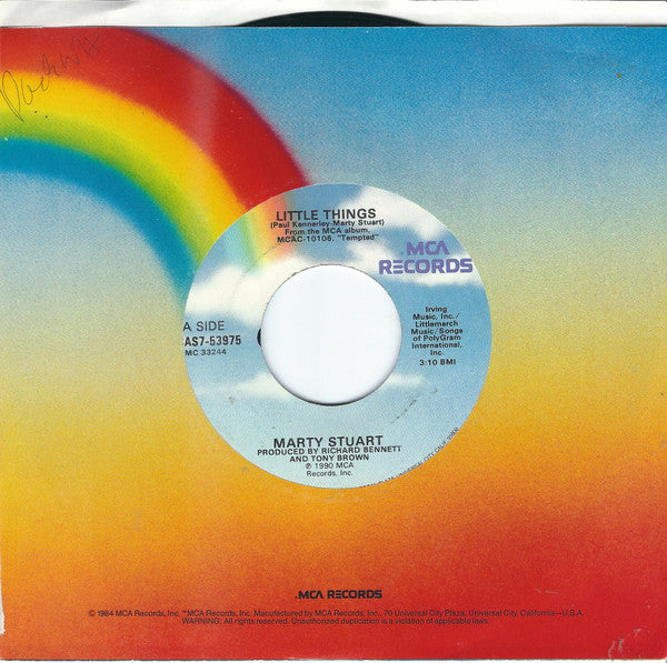 Marty Stuart : Little Things (7", Glo)