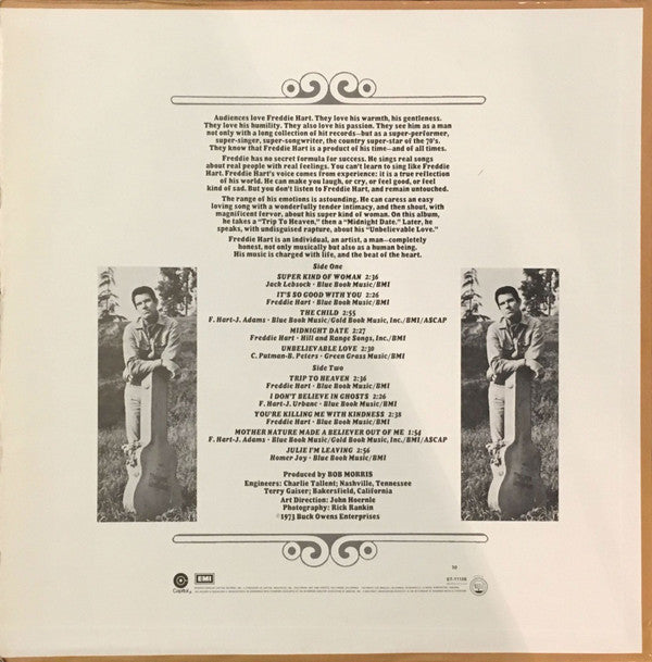 Freddie Hart And The Heartbeats : Super Kind Of Woman (LP, Album)