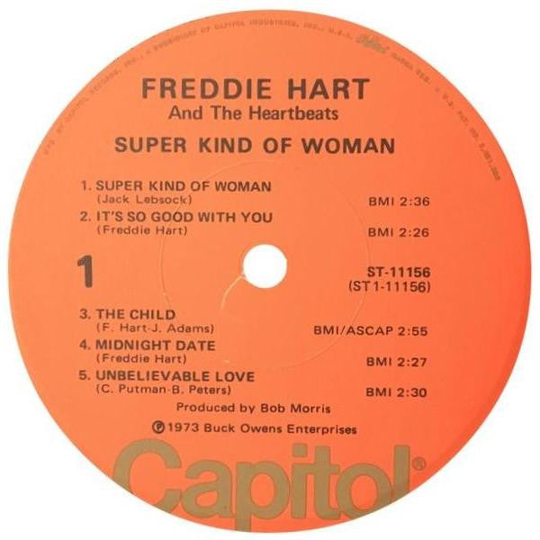 Freddie Hart And The Heartbeats : Super Kind Of Woman (LP, Album)