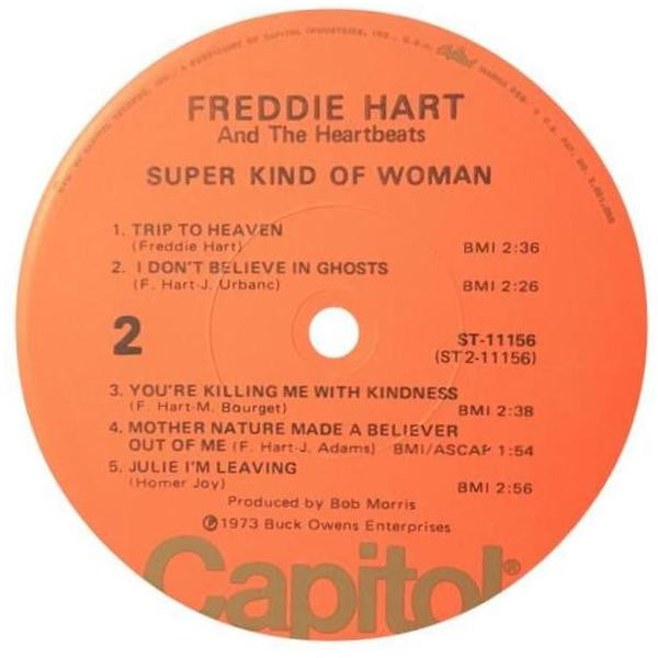 Freddie Hart And The Heartbeats : Super Kind Of Woman (LP, Album)